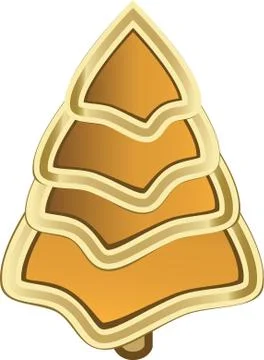 Golden tree Stock Illustration