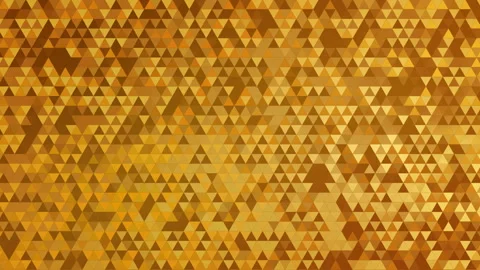 Golden triangle mosaic pattern. Video stock 323199684