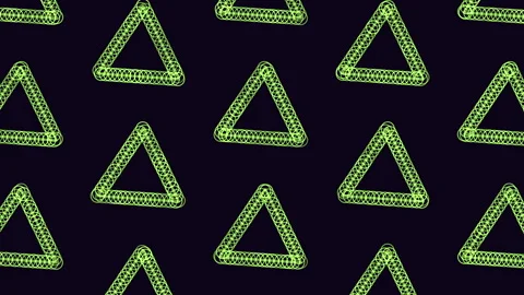 Golden triangle pattern bold and versatile design element Video stock 278066807