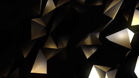 Golden Triangles Background Stock Footage 169580653
