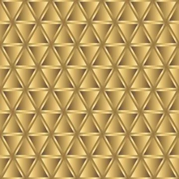 Golden triangles seamless pattern. Eps8.. イラスト素材