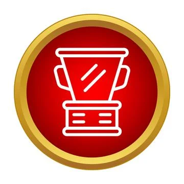 Golden trophy cup icon representing victory achievement Stock Illustration