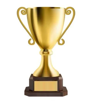 Golden trophy Stock Illustration