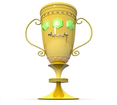 Golden trophy Stock Illustration