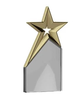 Golden trophy Stock Illustration