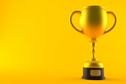 Golden trophy Stock Illustration