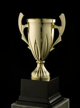 Golden trophy 스톡 사진