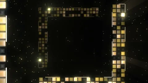 Golden Tunnel Stock Footage 61518604