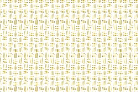 Golden Vector Hand Drawn Pattern Stock Illustration
