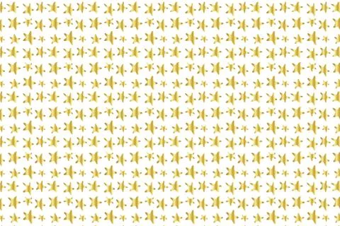 Golden Vector Hand Drawn Pattern Stock Illustration