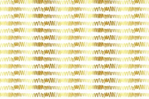 Golden Vector Hand Drawn Pattern Stock Illustration