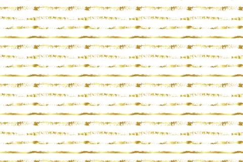 Golden Vector Hand Drawn Pattern Stock Illustration