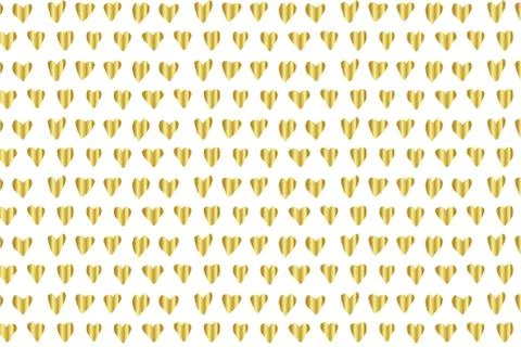 Golden Vector Hand Drawn Pattern Stock Illustration