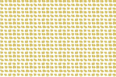 Golden Vector Hand Drawn Pattern Stock Illustration