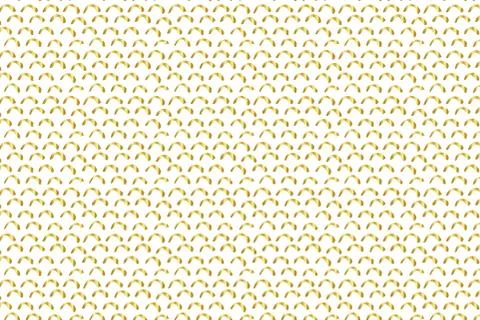Golden Vector Hand Drawn Pattern Illustrazione stock