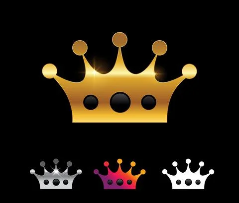 Golden Vector Vector Sign Stock Illustration