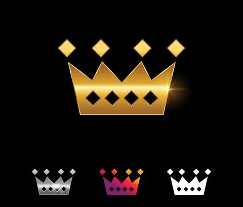 Golden Vector Vector Sign Stock Illustration