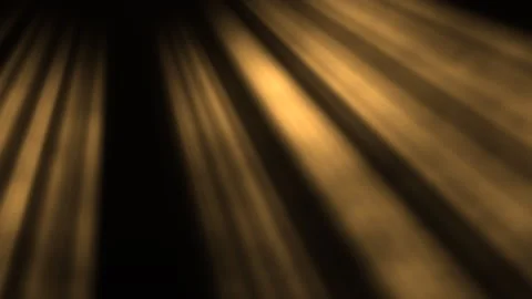 Golden volumetric light rays through drifting haze with dust, 4K seamless loop Видео 347569794