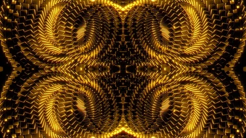 Golden Vortex background Stock Footage 102447951
