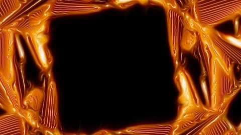 Golden Vortex Of A Liquid Gold Like Material Looping Video Stock Footage 116554406