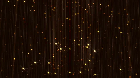 Golden Wall Background Glitter Animated Gorgeous Flicker Particles Lines Stock Footage 87138648