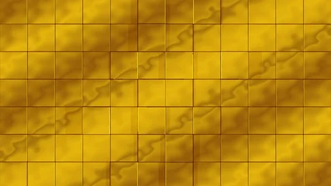 Golden Wall of cubes divide Stock Footage 112003880