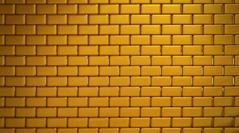 Golden Wall Exploding and Collapsing Stock Footage 1103836