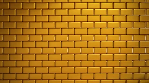 Golden Wall Exploding and Collapsing Stock Footage 1103854