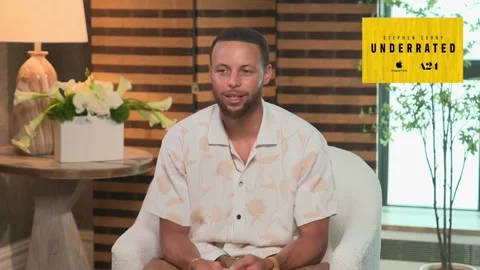 Golden Warriors star Stephen Curry: Gold... | Stock Video | Pond5