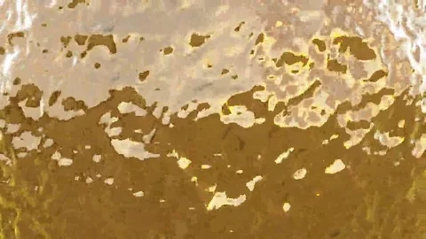 Golden Water Stock Footage 69100767