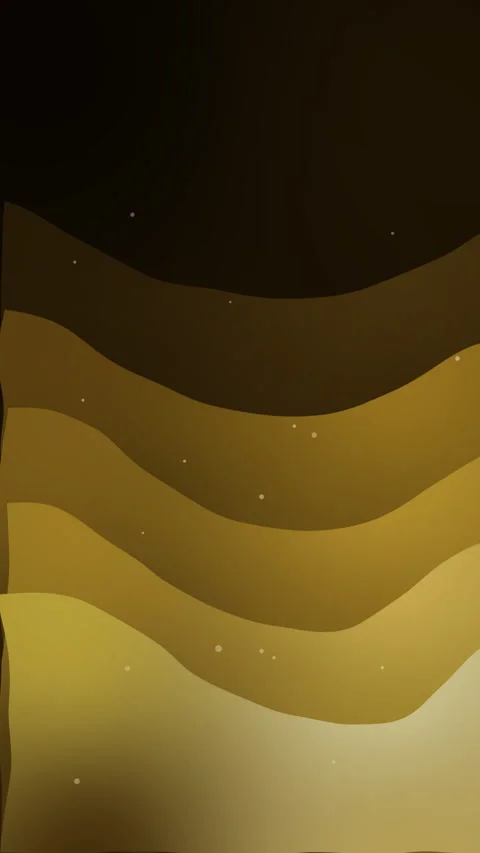 Golden wave abstract background with flowing lines, texture, pattern Stock Footage 346738559