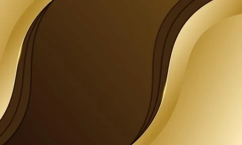 Golden wave background. Stock Illustration