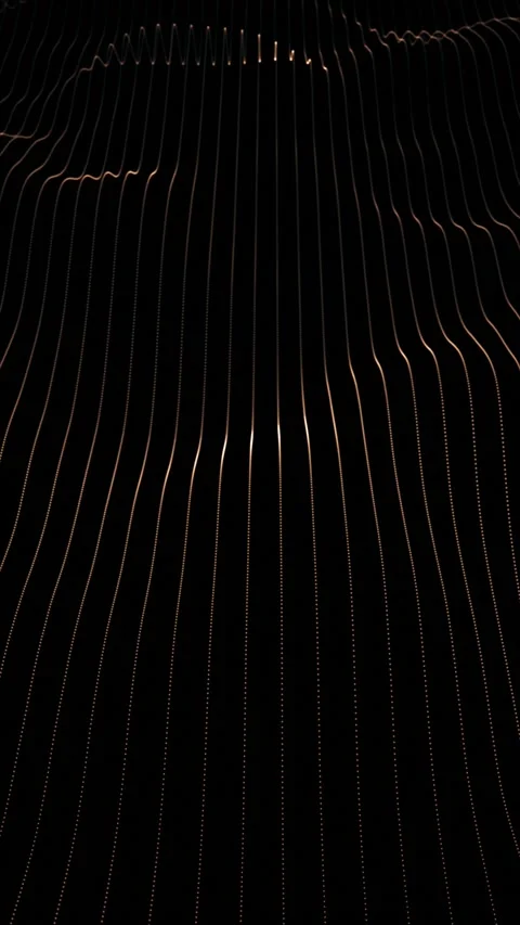 Golden wave lines Stock Footage 317738317