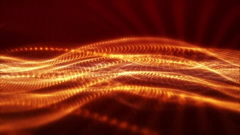 Golden Wave Motion Animation Vidéo 333580239