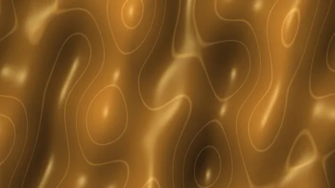 Golden wave pattern with smooth curves and fluid shapes Stock Footage 340299876