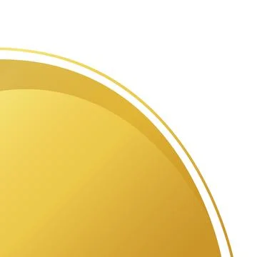 Golden wave shape for corner border certificate frame, gold wave curve for .. イラスト素材