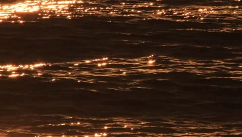 Golden waves Stock Footage 8525226