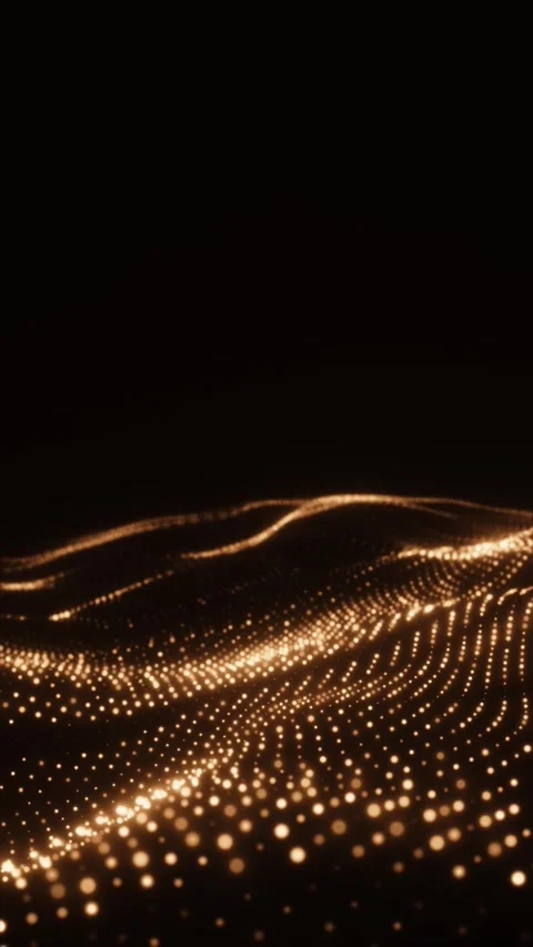 Golden Waves Stock Footage 315245811