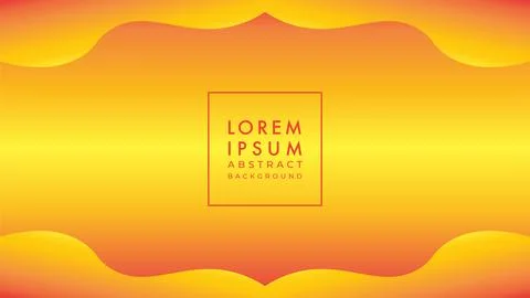 Golden wavy shape vector illustration. Abstract background design template .. Stock-Illustration