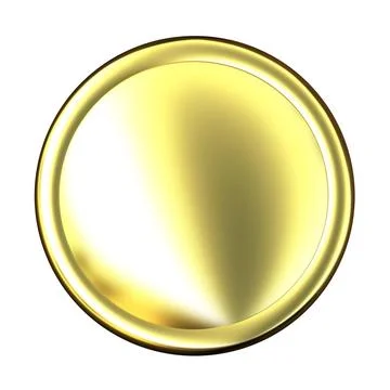 Golden Web button isolated on white background Golden Web button isolated ... Foto stock