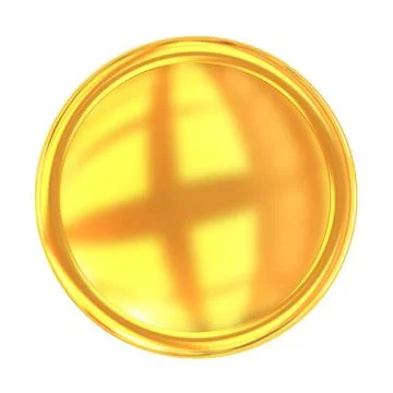 Golden Web button isolated on white background Golden Web button isolated ... Stockfoto's