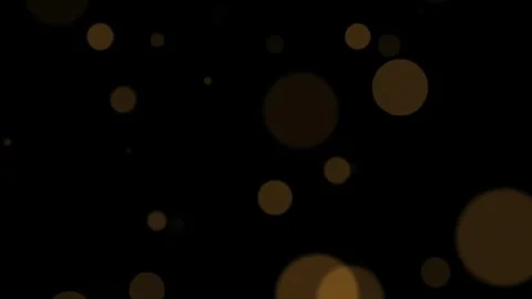 Golden Wedding Particles Background – Romantic Bokeh &amp; Heart Dust – Luxury Celeb 库存影片 331481973