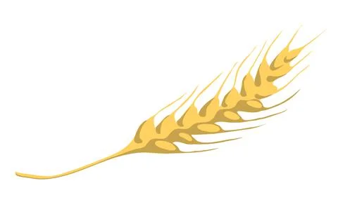 Golden wheat ear Stock Illustration
