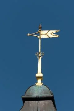 Golden Win Vane Stock Photos