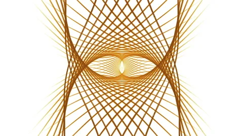 Golden wires  rotating 動画素材 49321679