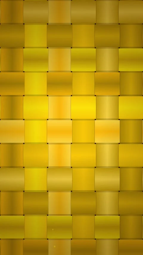 Golden Woven Texture Background: Abstract Metallic Weave Pattern Stock Footage 347698537