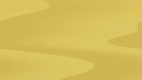 Golden yellow abstract background features smooth wavy curves. Stock Footage 302136526