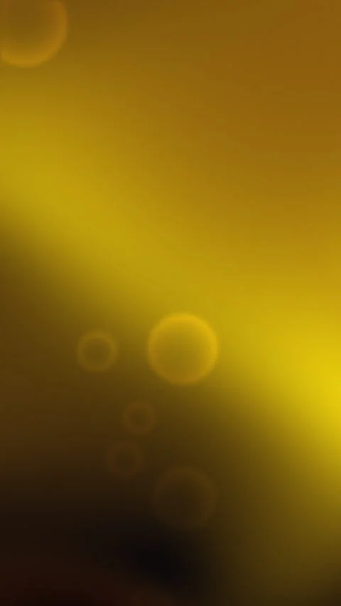 Golden Yellow Abstract Bubbles Bokeh Background Motion Graphics Stock Footage 340513550