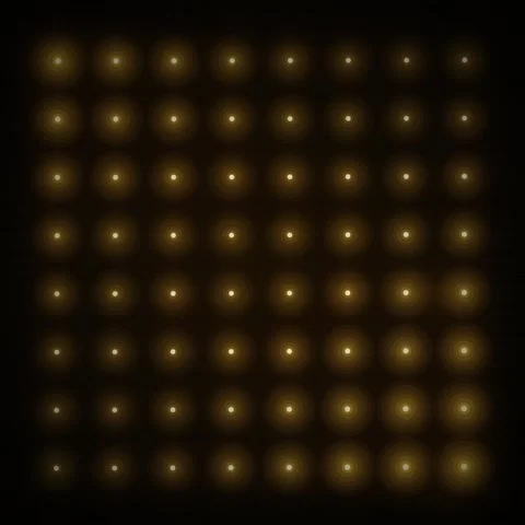 Golden Yellow Concentric Circles Pattern Background Animation, Abstract Glo.. Stock Footage 347811396