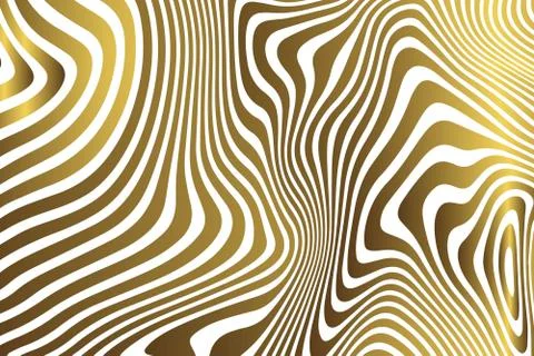 Golden zebra background Illustrazione stock